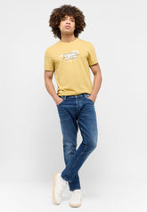 Mustang Toledo Tapered Męskie Spodnie Jeansowe Denim Blue 1015509 5000 784